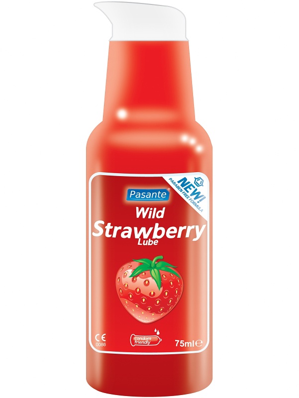 Pasante Wild Strawberry: Vattenbaserat Glidmedel, 75 ml