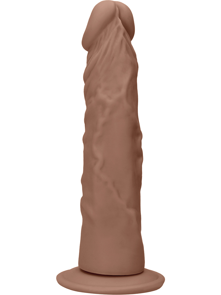 RealRock Skin: Realistic Dildo, 21.5 cm, brun