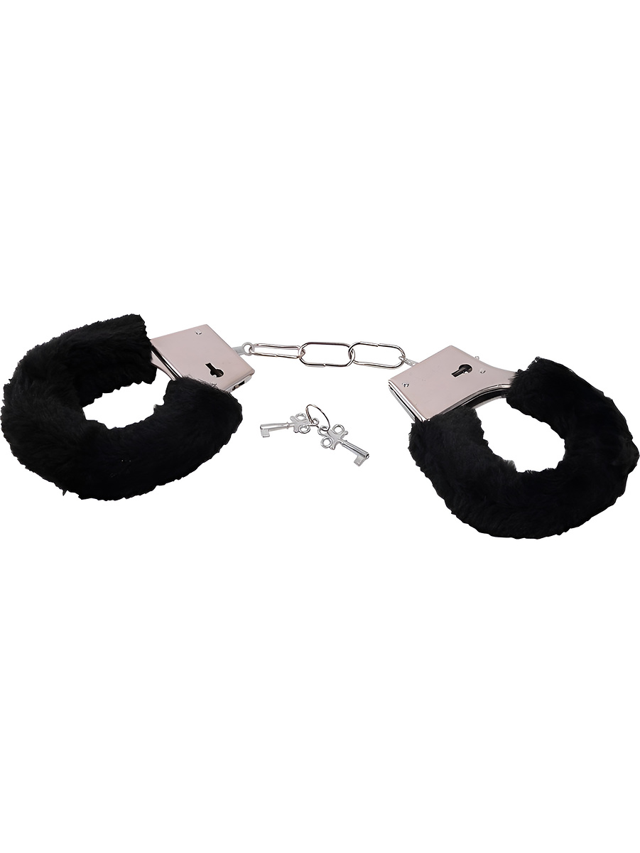 Toyz4Lovers: BestSeller Furry Handcuffs, svart