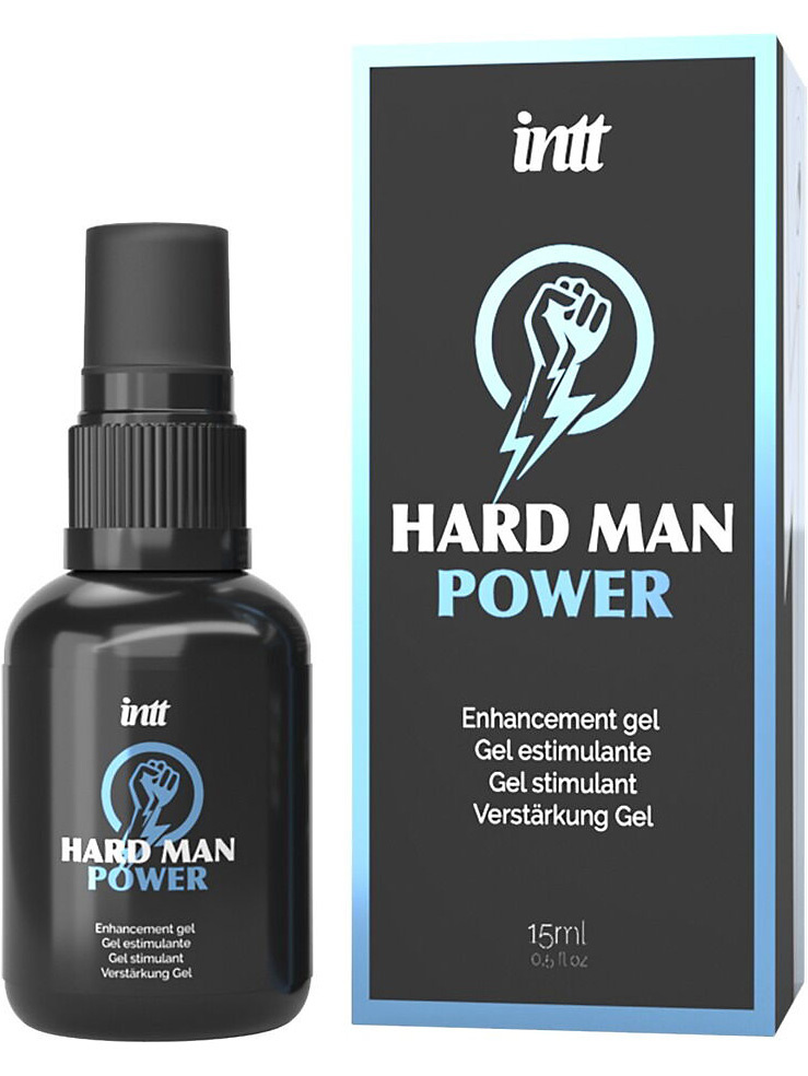 Intt: Hard Man Power, Enhancement Gel, 15 ml | Starkare Erektion//Skönare sex | Intimast