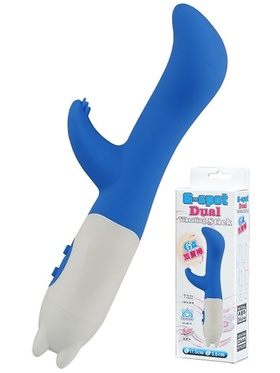 G-Spot Dual: Vibrator, blå