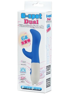 G-Spot Dual: Vibrator, blå