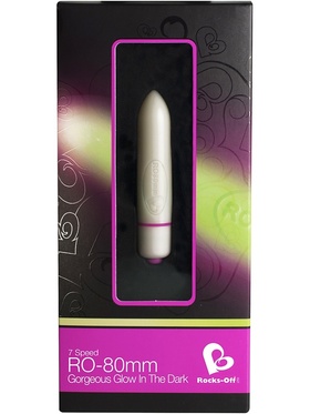 Rocks-Off: Gorgeous Glow in the dark, RO-80mm, 7 Speed Bullet