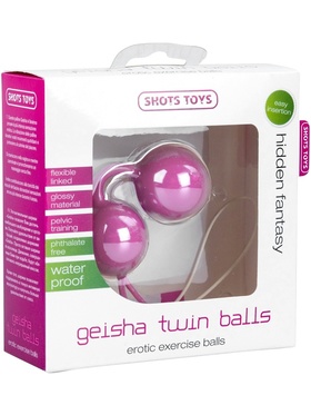 Shots Toys: Geisha Twin Balls, rosa