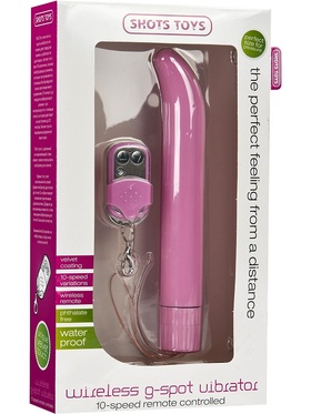 Shots Toys: Wireless G-Spot Vibrator, rosa