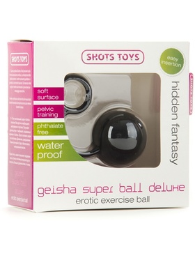 Shots Toys: Geisha Super Ball Deluxe, svart