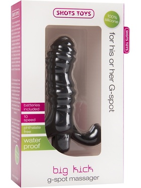 Shots Toys: Big Kick G-Spot Massager, svart