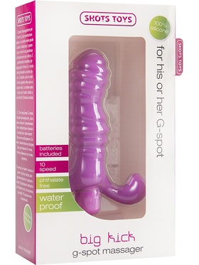 Shots Toys: Big Kick G-Spot Massager, rosa