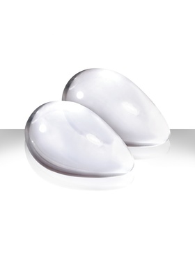 NSNovelties Crystal: Large Premium Glass Eggs, vit