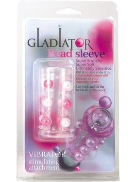 Gladiator Bead Sleeve: Penisöverdrag, rosa