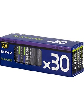 Sony Batterier: Ecopack AA (LR6), 1,5V, Alkaline, 30-pack