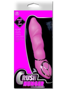 Crush Hunger: Vattentät Vibrator, rosa