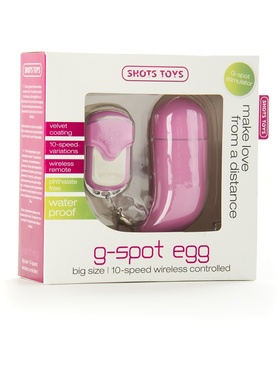 Shots Toys: G-Spot Egg, stor, rosa