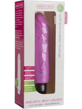 Shots Toys: Realistic Skin Vibrator, medium, rosa