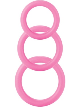 Shots Toys: Twiddle Rings, rosa, 3-pack