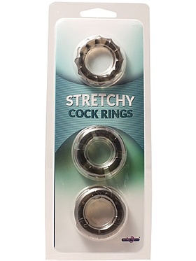 SevenCreations: Stretchy Cock Rings, 3-pack