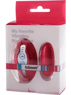 Taboom: My Favorite Vibrating Maxi Bullet, rosa