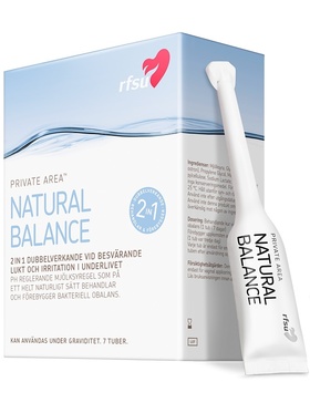 RFSU Natural Balance: Mot bakteriell vaginos, 7-pack