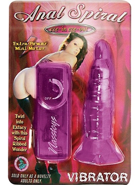 Nasstoys: Anal Spiral Vibrator, lila