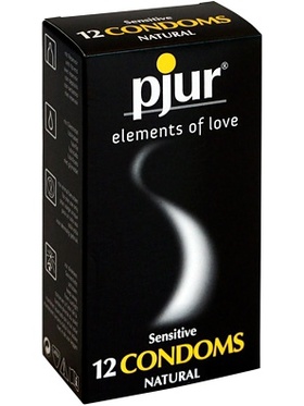 Pjur Sensitive: Kondomer, 12-pack