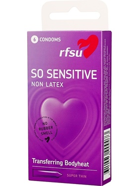 RFSU So Sensitive: Latexfria Kondomer, 6-pack