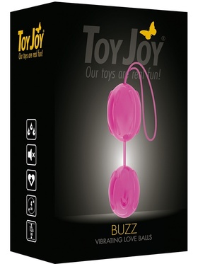 Toy Joy: Buzz, Vibrerande Knipkulor, rosa