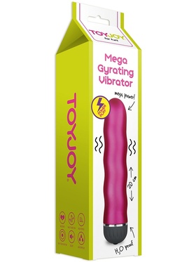 Toy Joy: Mega Gyrating Vibrator, rosa