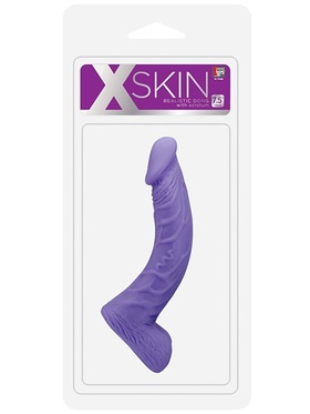 X-Skin: Realistic Dong, 19 cm, lila