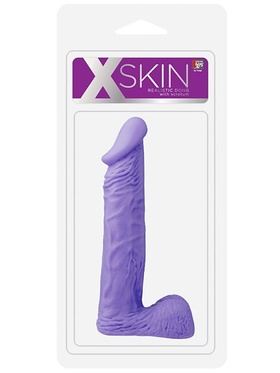 X-Skin: Realistic Dong, 22.5 cm, lila