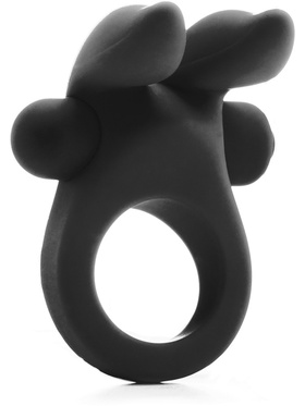 Shots Toys: Rabbit Cockring, svart