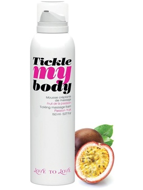 Love to Love: Tickle My Body, Massageskum, Passionsfrukt