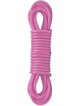 Pipedream Fetish Fantasy: Bondage Rope & Mask, 6m, rosa