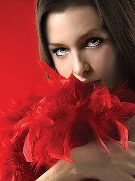 Ouch!: Seductive Feather Boa, röd