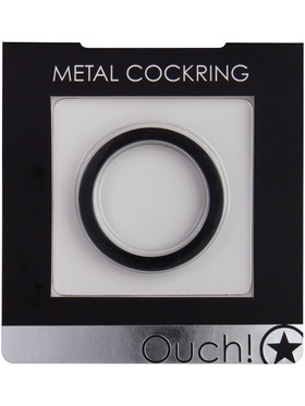 Ouch!: Metal Cockring, svart