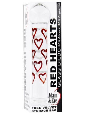 Adam & Eve: Red Hearts, Glass Dildo