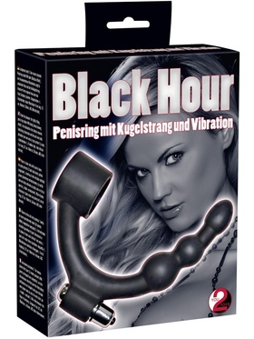 You2Toys: Black Hour, Penisring med Plugg