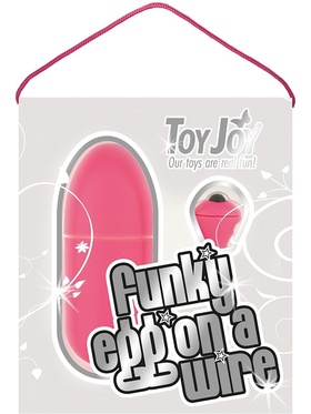 Toy Joy: Funky Egg on a Wire, rosa