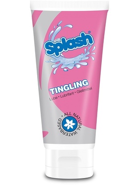 Splash Tingling: Kylande Vattenbaserat Glidmedel, 100 ml