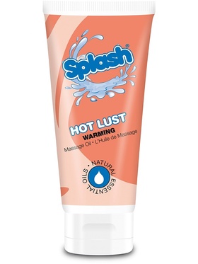 Splash: Hot Lust, Värmande Massageolja, 100 ml