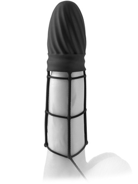 Pipedream Fantasy X-Tensions: Silicone Gladiator Extension, svart