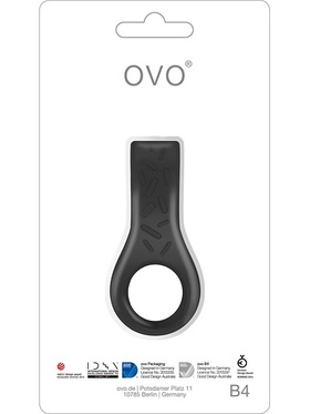 OVO: B4 Vibrating Ring, svart