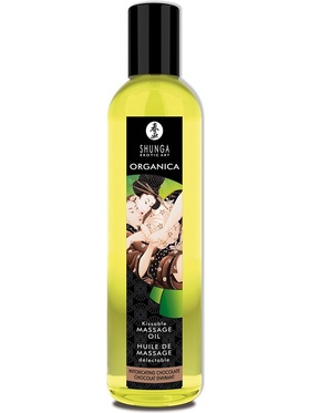 Shunga: Organica, Kissable Massage Oil, Intoxicating Chocolate, 250 ml