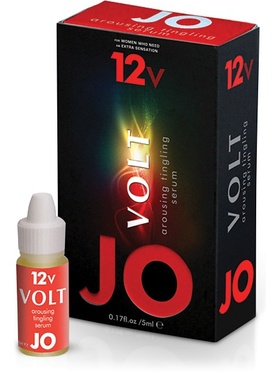 System JO: 12 Volt, Arousing Tingling Serum, 5 ml