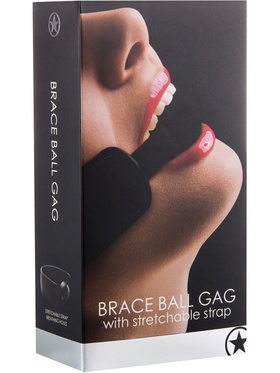 Ouch!: Brace Ball Gag, svart