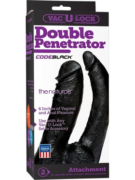 Doc Johnson: Double Penetrator, The Naturals, svart