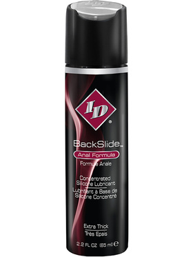 ID Lubricants: Backslide, Anal Formula, Silicone Lube, 65 ml