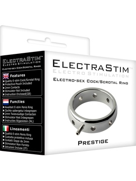 ElectraStim: Prestige, Electro-Sex Cock/Scrotal Ring, 38 mm