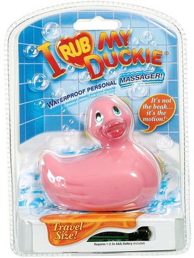 Big Teaze Toys: I Rub My Duckie, Travel Size, rosa