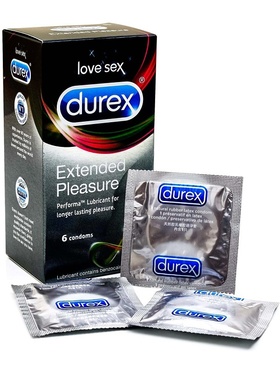 Durex Extended Pleasure: Kondomer, 6-pack