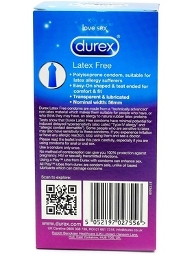 Durex Latex Free: Kondomer, 12-pack